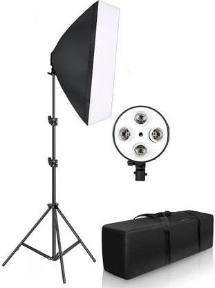 Hiffin HF Trilux Mark I Double Kit/YouTube Lighting/Fluorescent Light for Still & Video Octagonal Softbox
