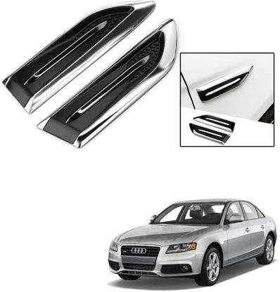 Znee Smart ZS-V806 Smart Shark Simulation Outlet Vents Hood Decoration Vents Intake Air Car Modification Car Stickers For Audi A4 Side Scoop