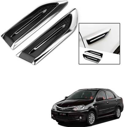 Znee Smart ZS-V835 Smart Shark Simulation Outlet Vents Hood Decoration Vents Intake Air Car Modification Car Stickers For Toyota Etios Side Scoop