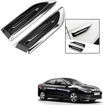 Znee Smart ZS-V797 Smart Shark Simulation Outlet Vents Hood Decoration Vents Intake Air Car Modification Car Stickers For Renault Fluence Side Scoop