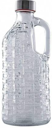 MDNSHO Glass Bottles with Airtight Cap for Water, Juice, Milk with Handle, 1000ml - 1000 ml Bottle