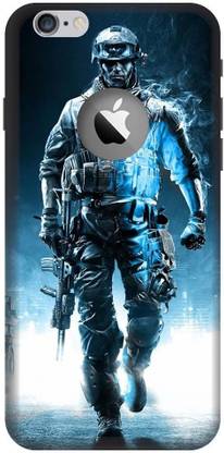 URCHIN Back Cover for iphone 7 cut Army, Soldier, Indian Army, Fighter, Gun, Sqad, Pubg