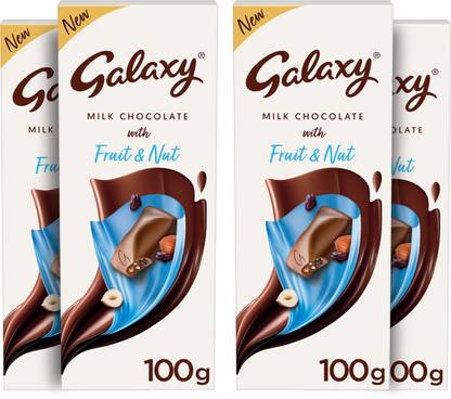 GALAXY Milk Chocolate with Fruit & Nut Bars