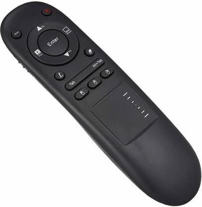 Nsinc 2 in 1 Laser Pointer 2.4G Wireless Remote Control PPT Presenter Handheld Touchpad Mouse for Smart Android TV Box Notebook Bluetooth Standard Laptop Keyboard Compatible with Desktop, Laptop, Mac