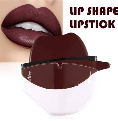 tanvi27 Lip Shape Lipstick Long Lasting Waterproof Non-Stick Cup Matte Lipstick