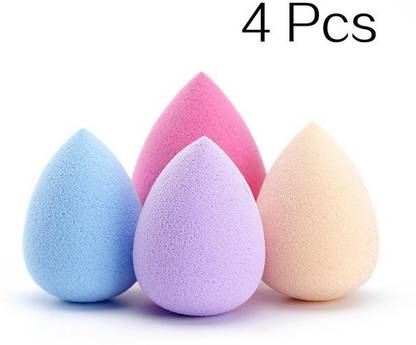 AVTY 4 Pcs Flawless Beauty Makeup Foundation Blender Sponge Cosmetic Powder Puff (Random Color)