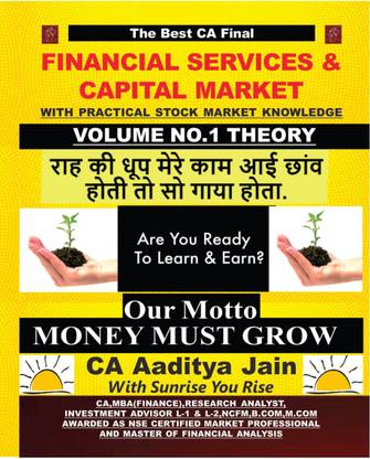 CA FINAL ELECTIVE PAPER 6B FSCM (Financial Services & Capital Market) By CA Aaditya Jain