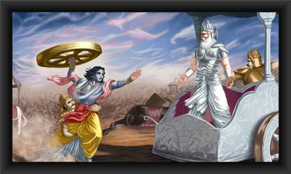 inkart craft Krishna Bhishma Religious Frame