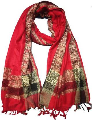 Famous Textile Viscose Self Design Women Shawl