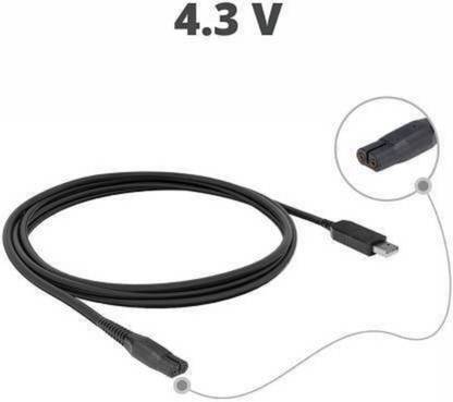 FADDISH 4.3v ultra fast USB charging cable compatible with most trimmer, shavers, Trimmer 30 min  Runtime 3 Length Settings