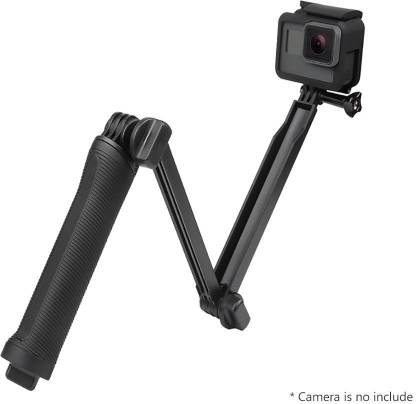 Gabbar ®Go Pro Selfie Stick Waterproof 3 Way Extendable Camera Handle Foldable Tripod Adjustable Tripod