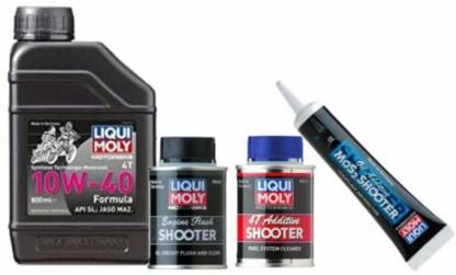 Liqui Moly 10 w 40 PERFORMANCE PACK FOR SCOOTERS 800 ML OIL AND ADDITIVES High Performance Engine Oil