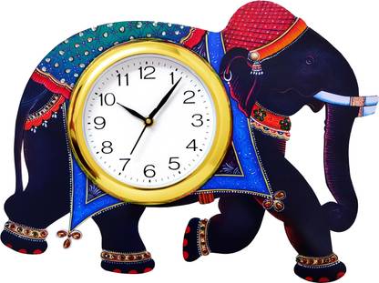 Shiva Arts Analog 30 cm X 38 cm Wall Clock