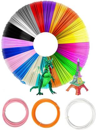 Bestie Toys Pla Filament 10 meter each 1.75mm Mix Color PLA Filament 3D Printing Filament For 3D Pen 3D Printer(Pack of 3 )