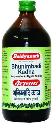 Baidyanath Bhunimbadi Kadha - Ayurvedic Syrup Useful in Hyperacidity - 450 ml