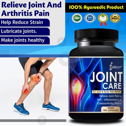 inlazer Joint Care Ayurvedic Capsules For Joint Pain Relief Improves Joint Mobility Bones & Joint Support Supplement 100 % Natural And Safe