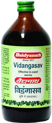 Baidyanath Vidangasava - Effective to Expel Worms, 450 ml