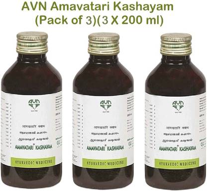 AVN Amavatari Kashayam-For Rheumatoid / Osteo-Arthritis,Spinal Spondylosis (200 mlX3)