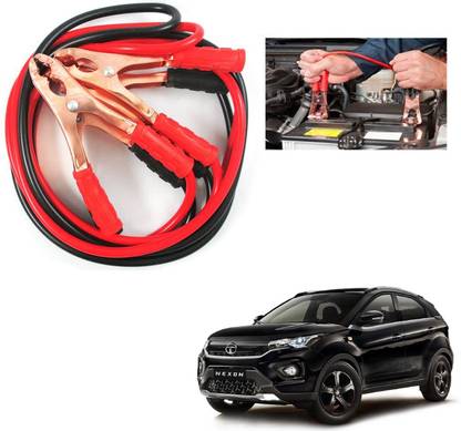 AuTO ADDiCT Car 500Amp Heavy Duty Battery booster cable for Tata Nexon 7.5 ft Battery Jumper Cable