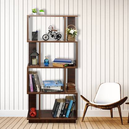 4Homez Xerio Checkers Engineered Wood Open Book Shelf