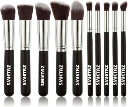SMIETRZ 10 pcs Premium Synthetic Makeup Brush Set