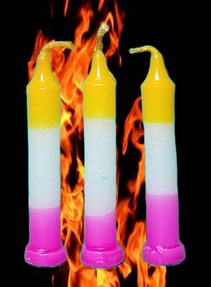 MACARIZE Tri Color Candle