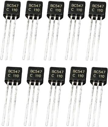 CKE BEST NPN TRANSISTOR BC 547 FOR GENERAL PURPOSE PACK OF 20 PCS Electronic Components Electronic Hobby Kit