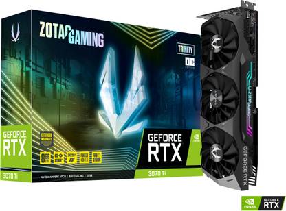 ZOTAC NVIDIA RTX 3070 Ti Trinity OC 8 GB GDDR6X Graphics Card