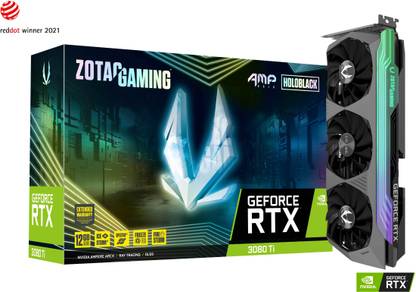 ZOTAC RTX 3080 Ti AMP Holo GDDR6X 12 GB NVIDIA Chipset 384 bit 1710 MHz Graphics Card