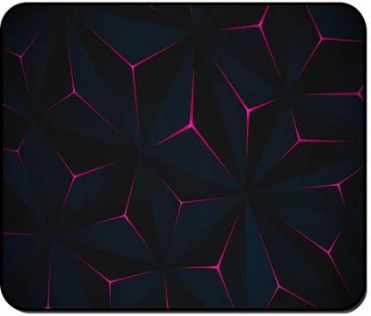 BTP Supreme Quality 3D Abst Pink Benz Gaming Non Slip Base Mousepad