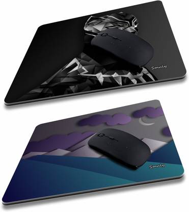 SMULY BLACK PANTHER COMBO & cloud graphic Non-Slip I Am Capable of Amazing Things, Motivational Quotes Printed Mouse Pad for Gaming Computer, Laptop, PC Mouse Pad (Multicolor) Non Slip Base Mousepad