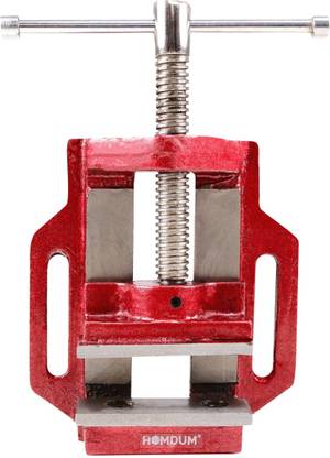 Homdum Drill vice 3 inch heavy duty cast iron fixed base bench press drill machine vice 100mm clamp size Multi Vise Tool