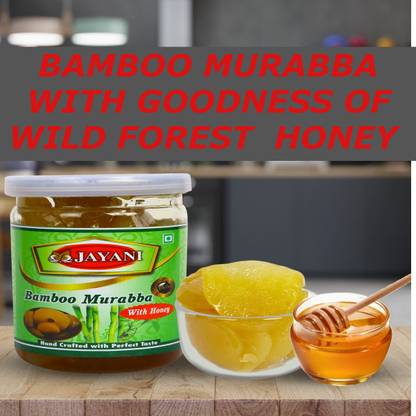 JAYANI Homemade Bamboo Murabba with WILD FOREST HONEY Helps Increasing Height Growth | Bans Ka Bamboo Murabba