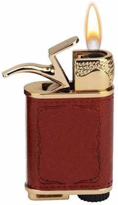 come fast Hukka smoking lighter jack print gold brown Pocket Lighter