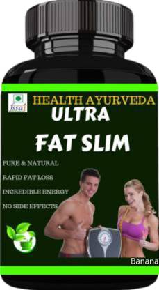 Health Ayurveda Ultra Fat Slim pack of 1 Flavor (Banana)