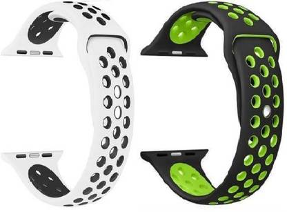 Caxon Nike Watch Band Strap 42/44 MM ,(Combo Pack) Smooth , Soft , Rubber , (Use In All A42/44 & Smart Watch W26 , T55 Etc..) Smart Watch Strap
