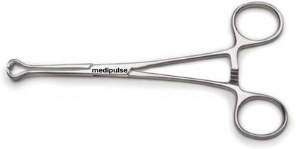 Medipulse Babcock Tissue Forceps Surgical Instrument Stainless Steel 410 Grade 4" 6" 8" 10" (Pack of 1 Pc) (4") Sponge Forceps
