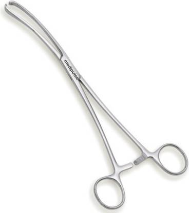 Medipulse Vulsellum forceps Surgical Instrument 8" 10" 12" (Pack of 1pc) (12") Tissue Forceps
