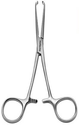 Medipulse Allis Tissue Forceps Tissue Forceps 4" 5" 6" 8" Pack of 1 pc (6") Tissue Forceps