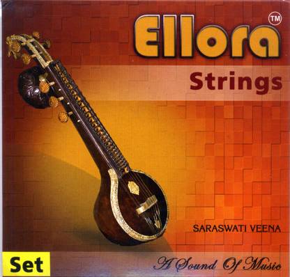 ELLORA Saraswati Veena Complete Strings set Professional Bronze Quality Veena String