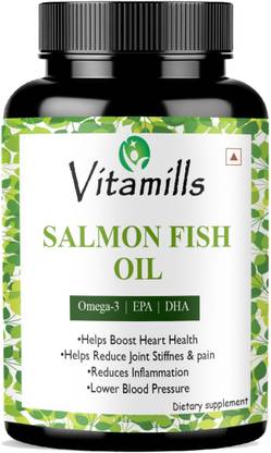 Vitamills Salmon Fish Oil 1000mg Triple Strength 660mg Pro