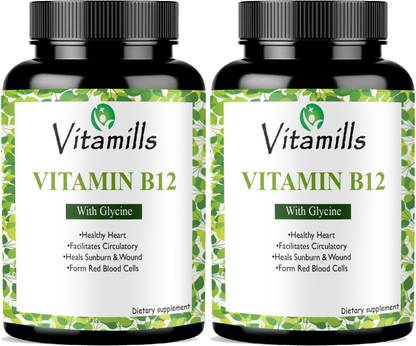 Vitamills Nutrition Organic B Complex Vitamins B12 and Biotin
