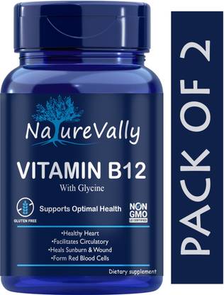 NatureVally Organic B Complex Vitamins B12 and Biotin (Premium)