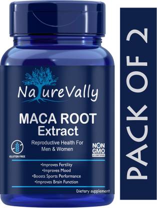 NatureVally Maca Root Capsules Enriched with Maca Root Extract for Men (Advanced)