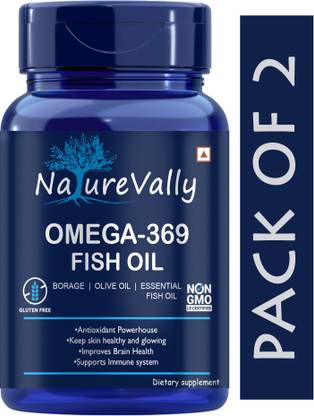 NatureVally Advanced Fish Oil (Triple Strength) With 1000Mg Omega (Advanced)