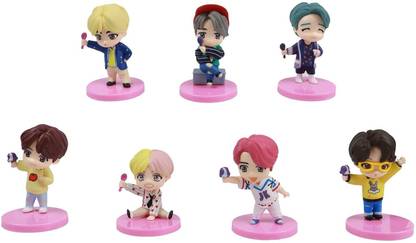 AS Store TinyTAN BTS Bangtan Monitor Figure - Figurines Collection for BTS Army (BTSICETINYTAN)