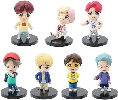 AS Store TinyTAN BTS Bangtan Monitor Figure - Figurines Collection for BTS Army (BTSFUNKTINYTAN)
