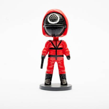 EITHEO Squid Games Car Decoration Bobblehead Action Figure(A-ROUND-BOBBLE-HEAD)