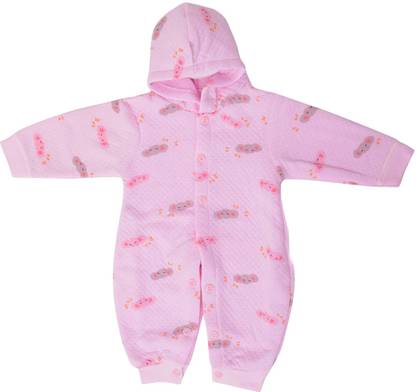 PIKIPOO New Born Baby Warm Cozy Woolen Romper