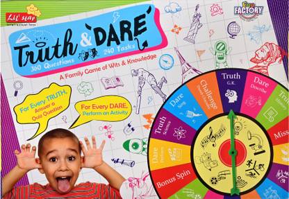 Olympia Games And Toys Truth & Dare 360 Questions 240 tasks A Family Came of Wits & Knowledge for 6+ Age Kids Party & Fun Board Game
